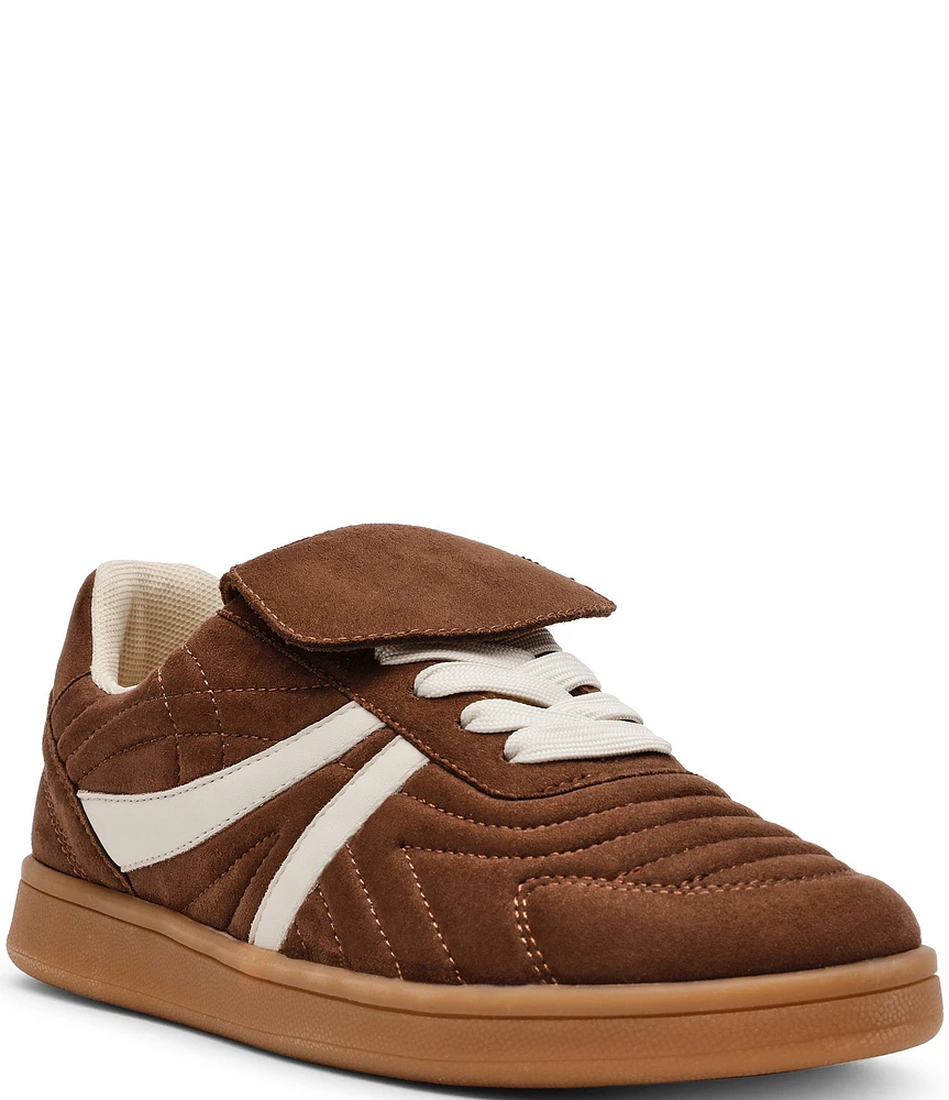 Steve Madden Madrid Microsuede Low-Top Lace Up Sneakers