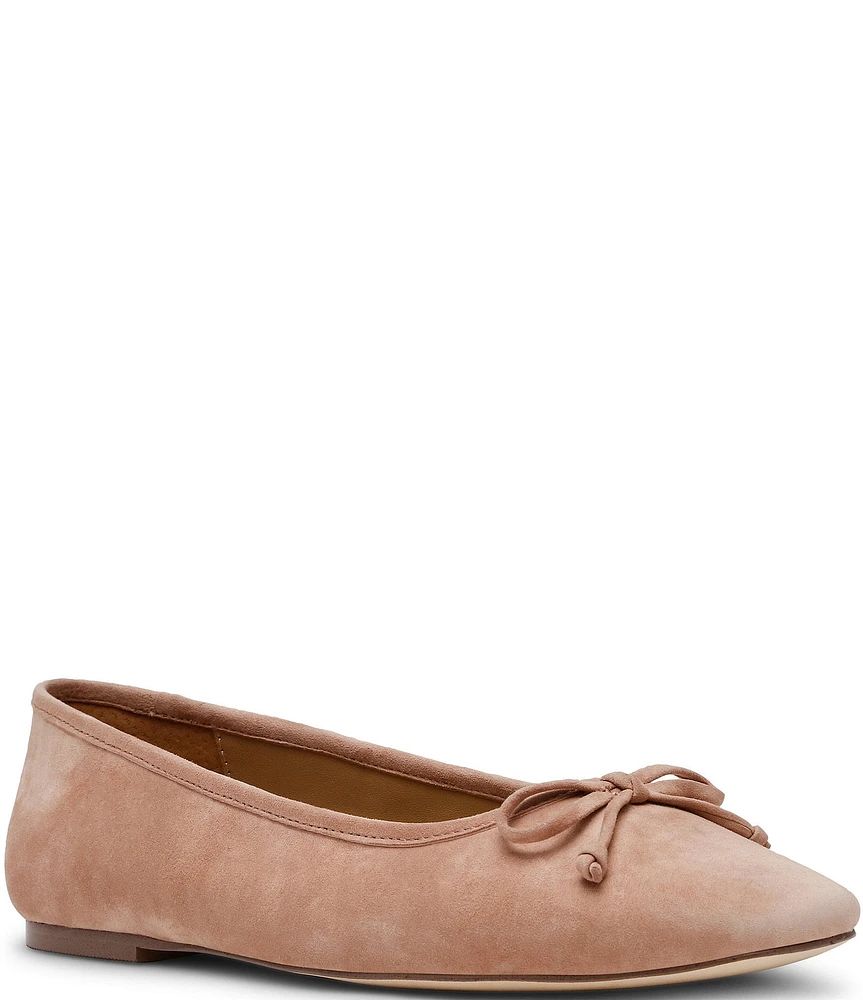 Steve Madden Malinda Suede Bow Ballet Flats