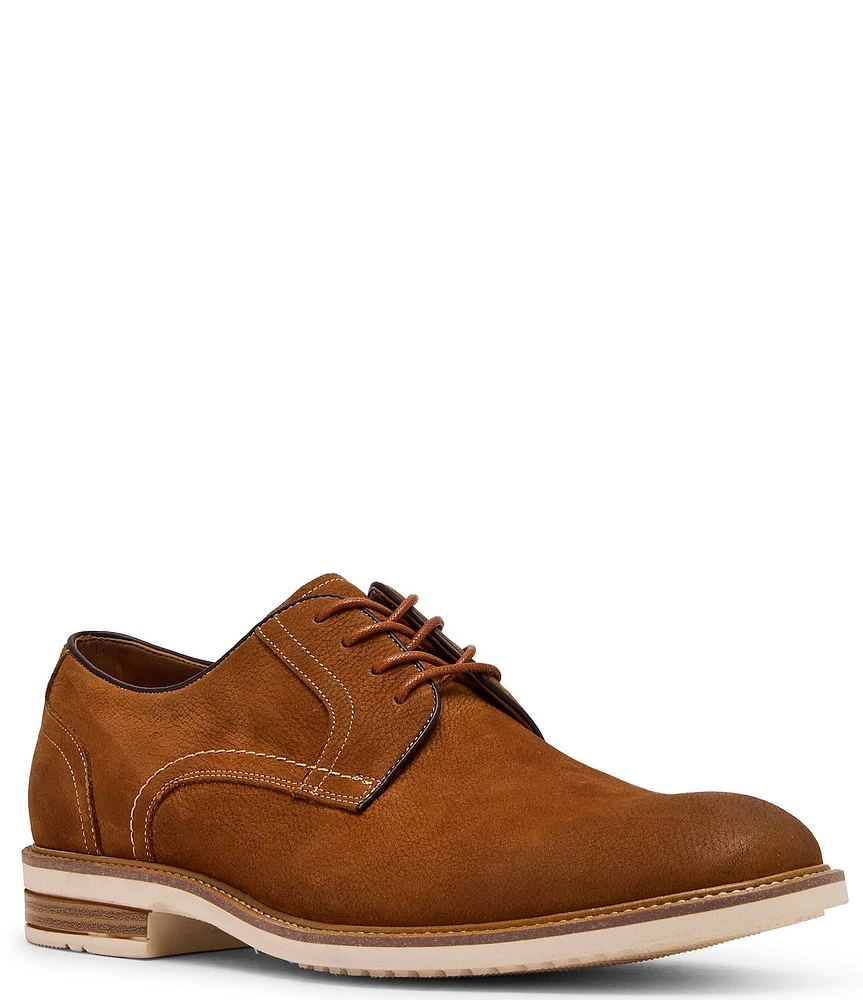 Steve Madden Men's Actton Nubuck Lace Up Oxfords