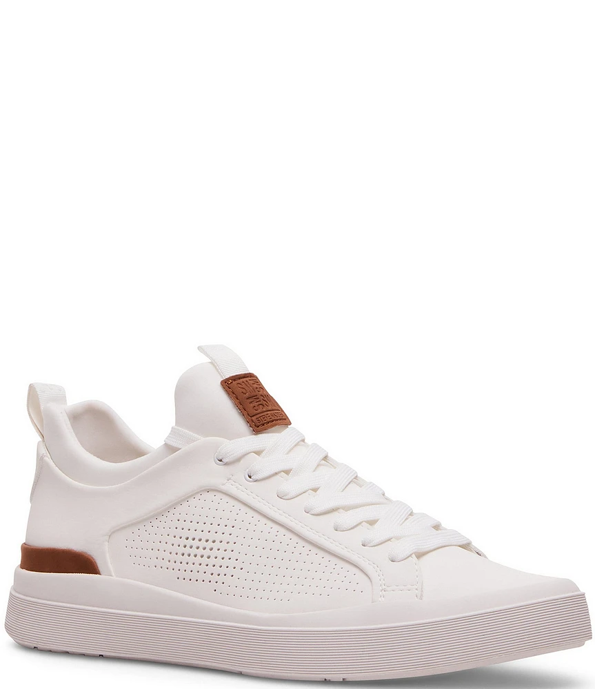 Steve Madden Men's Oasys Perforated Suede Lace Up Sneakers