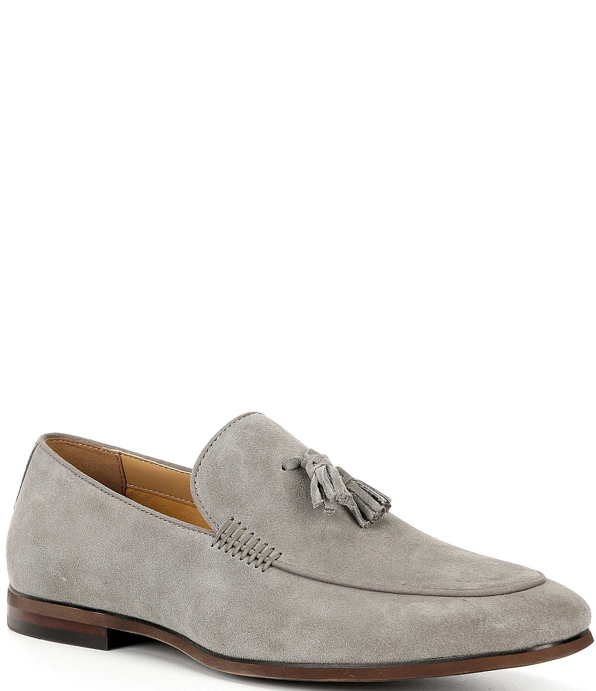 Steve Madden Men's Ondre Suede Tassel Dress Slip On Loafers