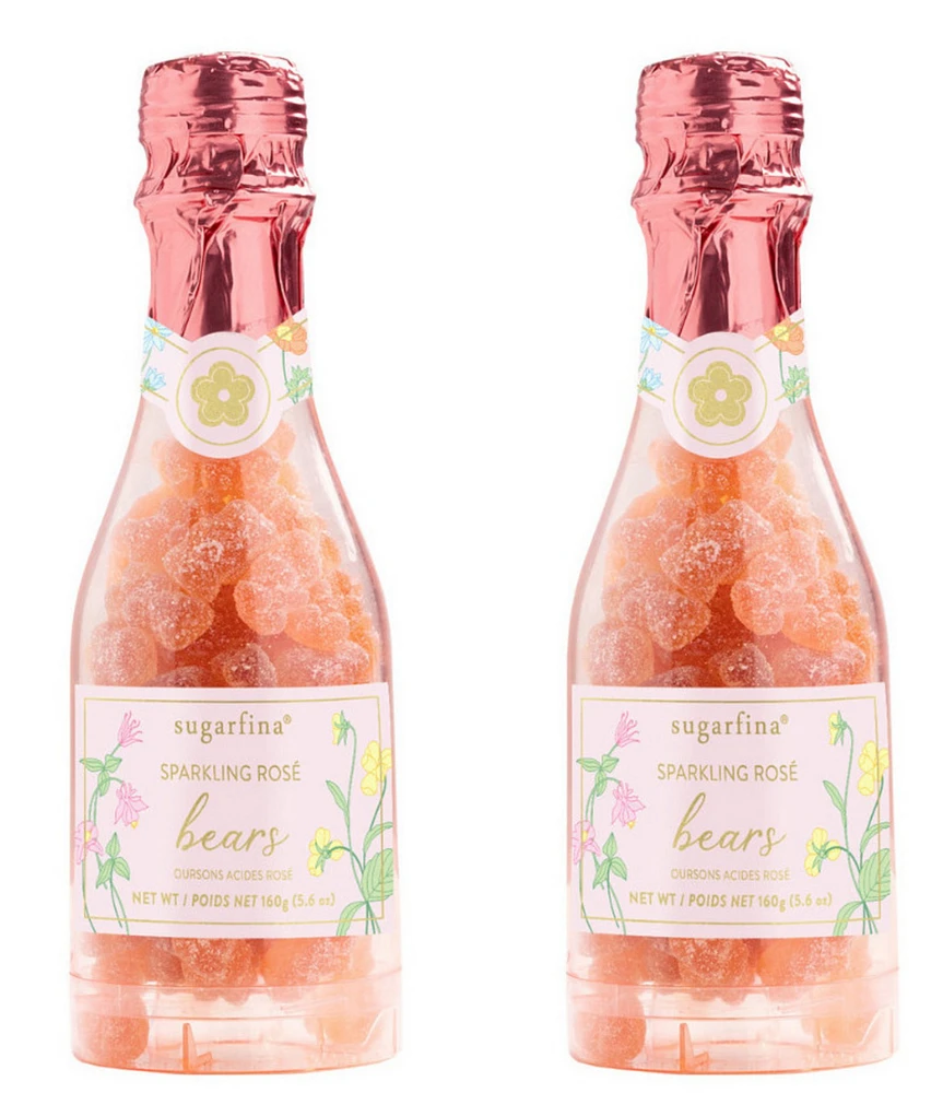Sugarfina Sparkling Rose Bears Celebration Bottle Duo