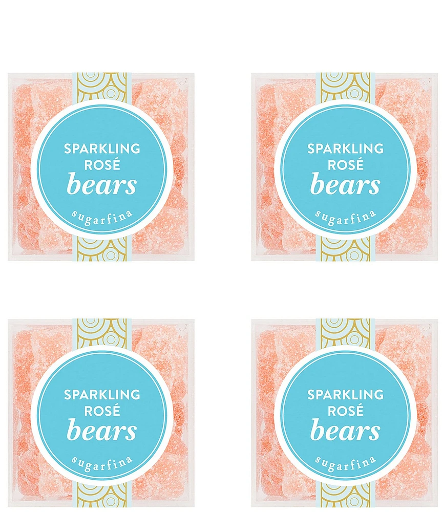 Sugarfina Sparkling Rose Bears Small Cube 4-Piece Kit
