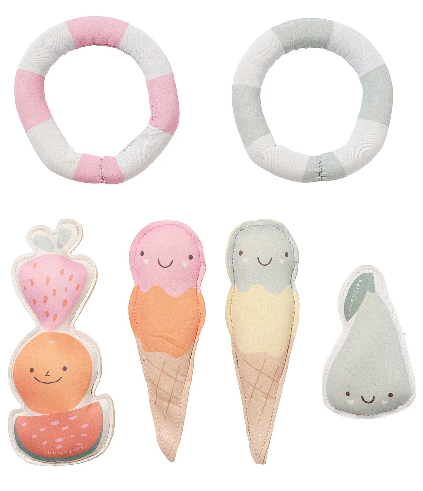 Sunnylife Kids Dive Buddies Cotton Candy 6-Piece Set