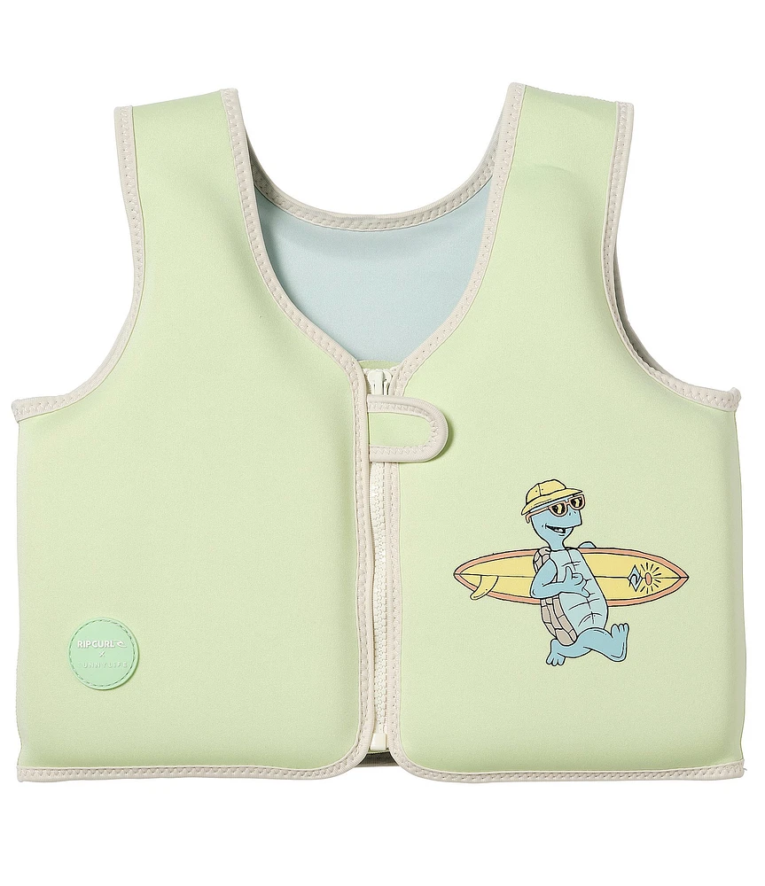 Sunnylife x Rip Curl Little Kids Shred Turtle Aqua Swim Vest