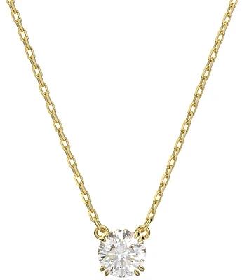Swarovski Constella Round Cut Short Pendant Necklace