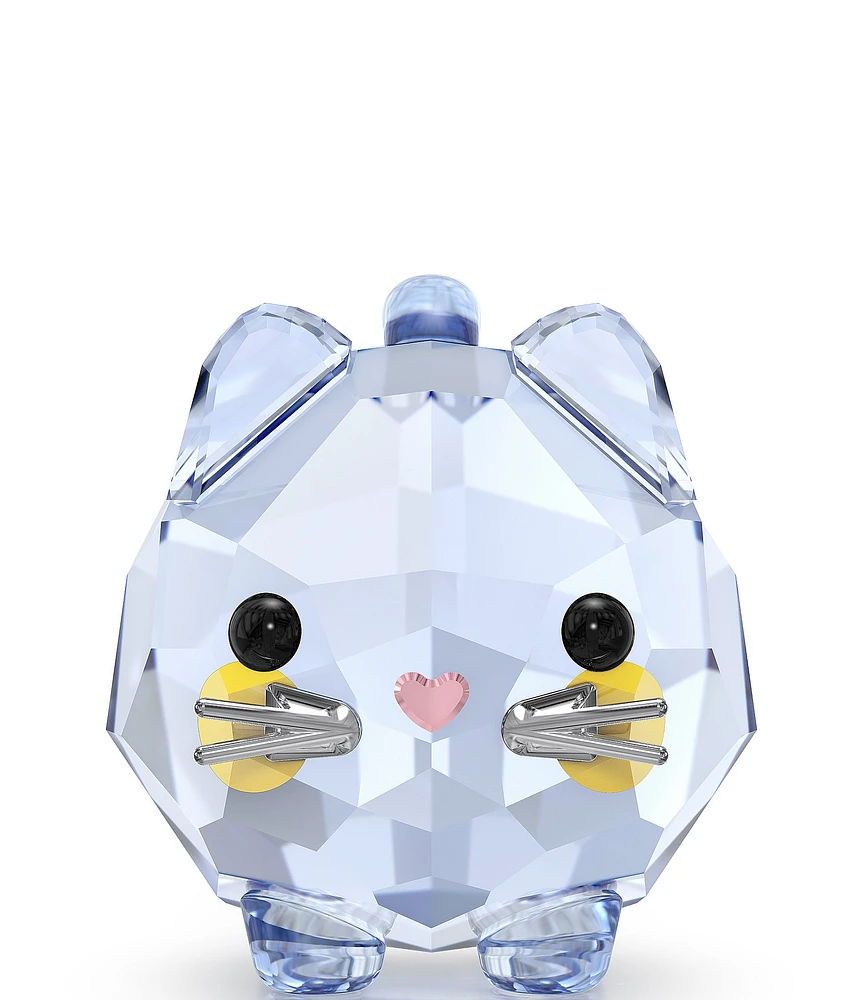 Swarovski Crystal Chubby Cat Figurine