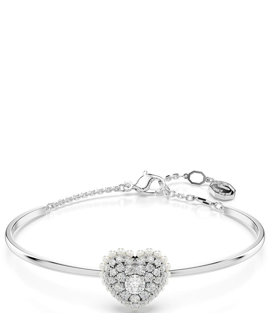 Swarovski Crystal Hyperbola Heart Bangle Bracelet