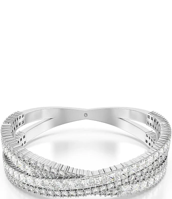 Swarovski Hyperbola Mixed Cut Stone Crystal Bangle Bracelet