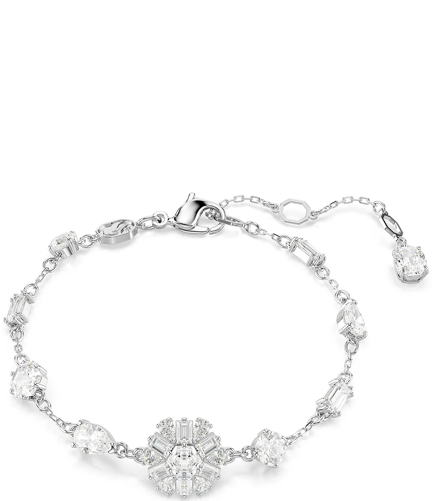 Swarovski Idyllia Mixed Cut Snowflake Line Bracelet