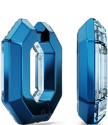 Swarovski Lucent Octagon Hoop Earrings