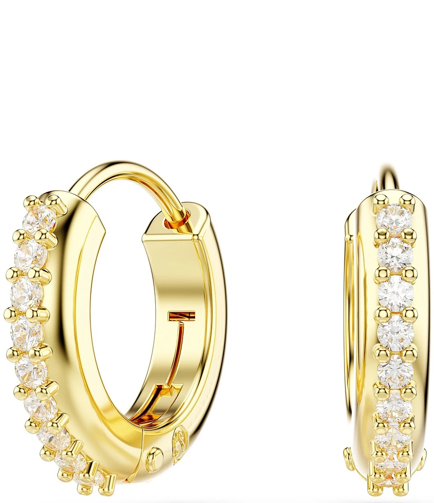 Swarovski Matrix Round Cut Hoop Earrings