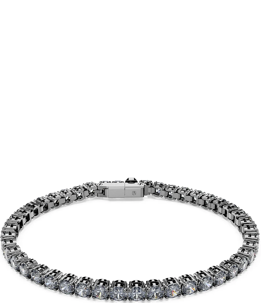 Swarovski Matrix Round Cut Tennis Line Bracelet