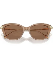 Swarovski SK6010 53mm Jeweled Cat Eye Sunglasses
