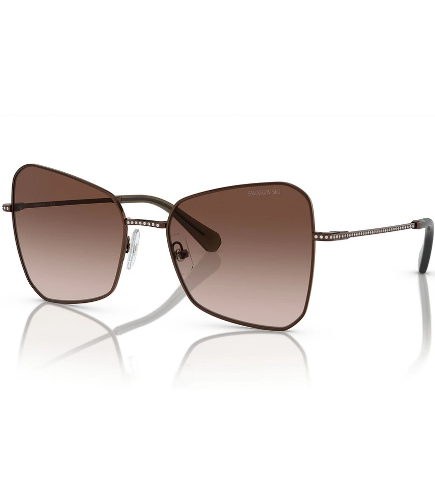 Swarovski SK7008 57mm Gradient Butterfly Sunglasses