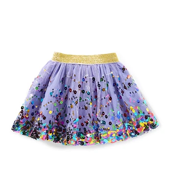 Sweet Wink Baby Girls Sequin-Embellished Confetti Tutu Skirt