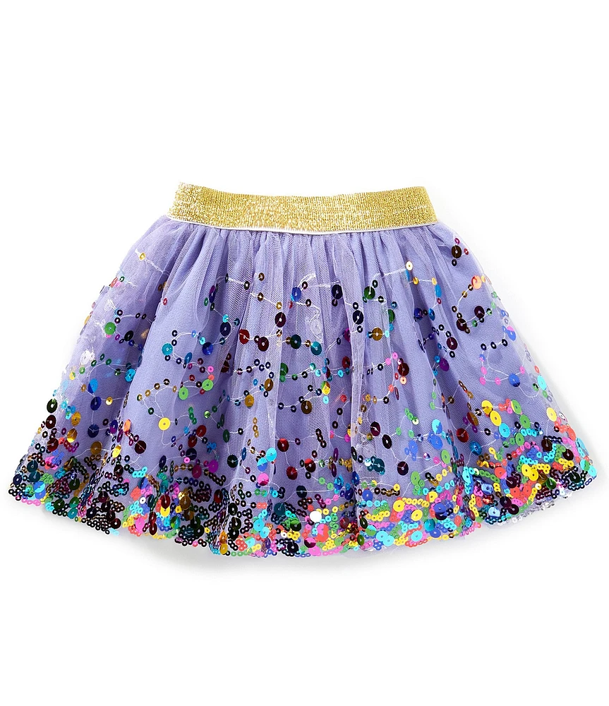 Sweet Wink Little/Big Girls Sequin-Embellished Confetti Tutu Skirt