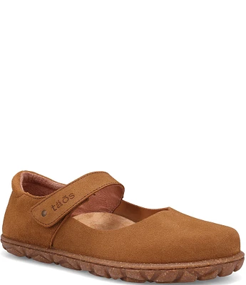 Taos Footwear Success Suede Mary Jane Flats