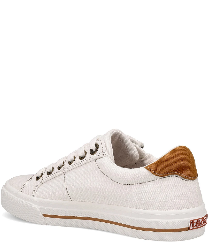 Taos Footwear Z-Soul Canvas Zip Detail Sneakers