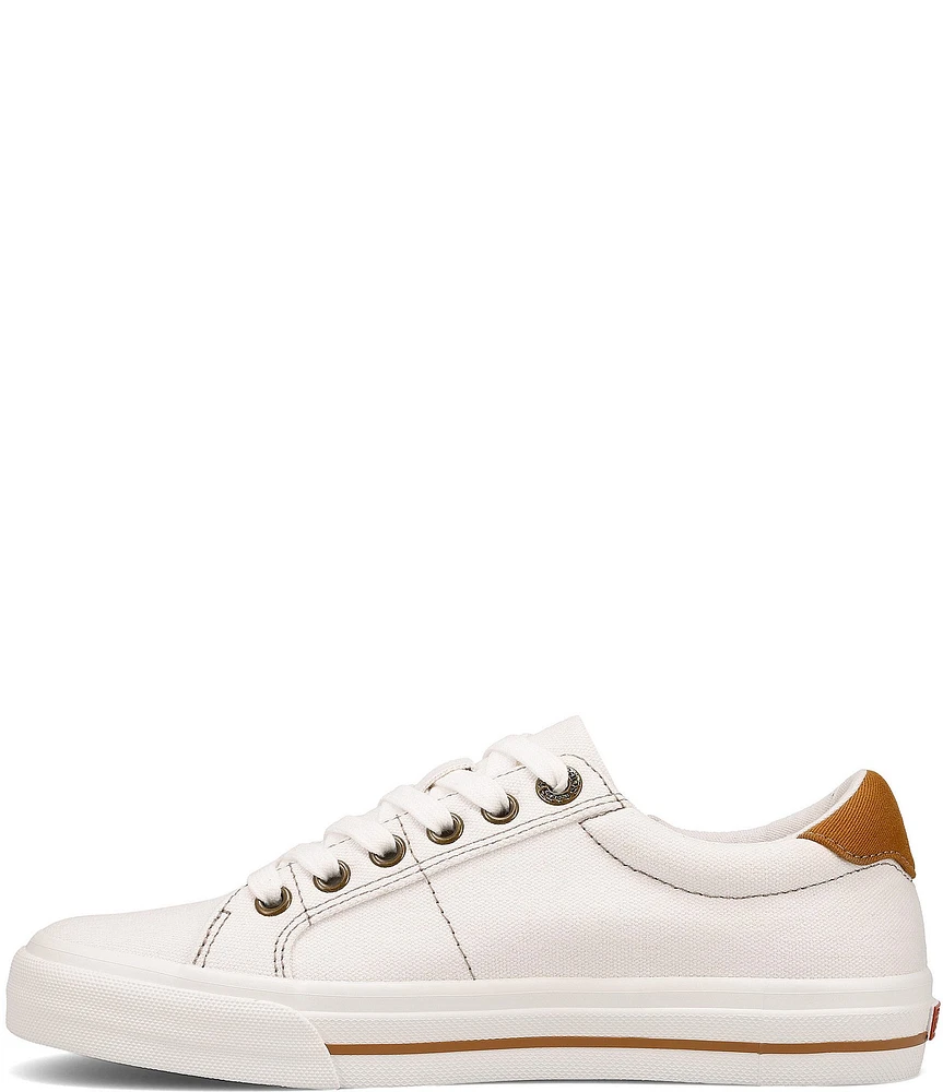 Taos Footwear Z-Soul Canvas Zip Detail Sneakers