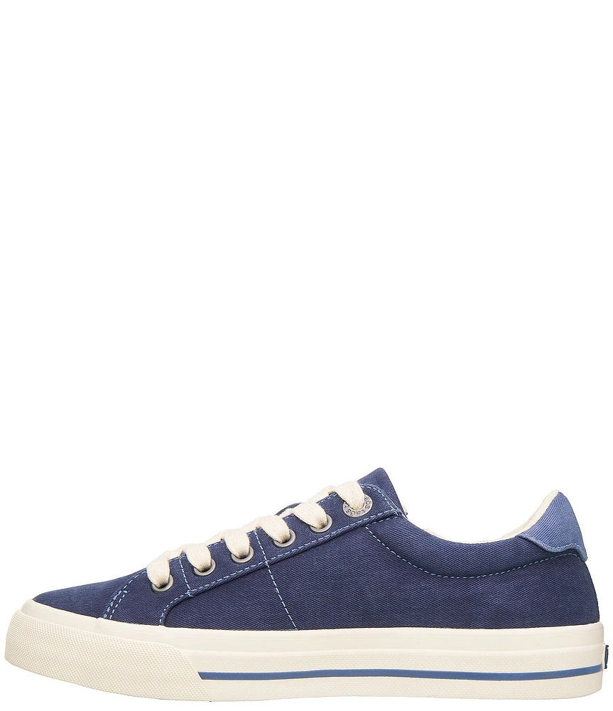 Taos Footwear Z-Soul Canvas Zip Detail Sneakers