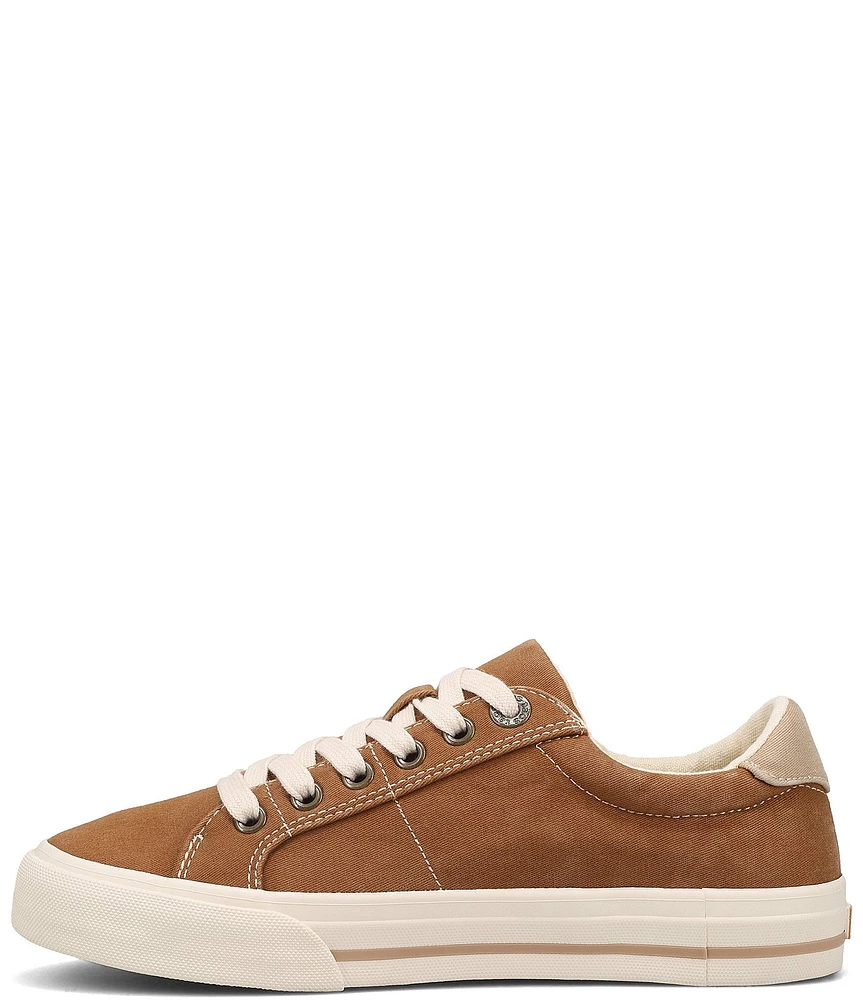 Taos Footwear Z-Soul Canvas Zip Detail Sneakers
