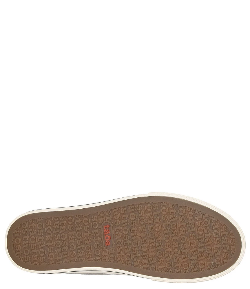 Taos Footwear Z-Soul Canvas Zip Detail Sneakers