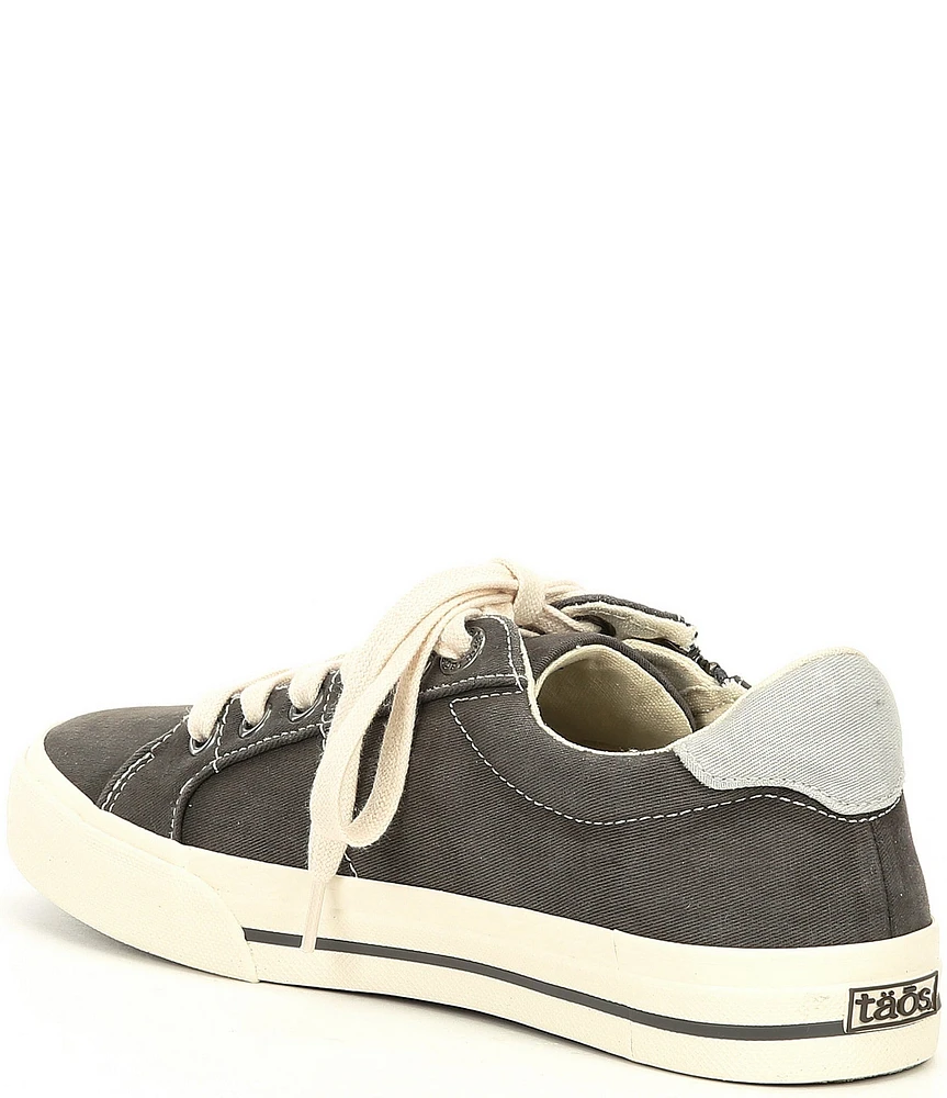 Taos Footwear Z-Soul Canvas Zip Detail Sneakers