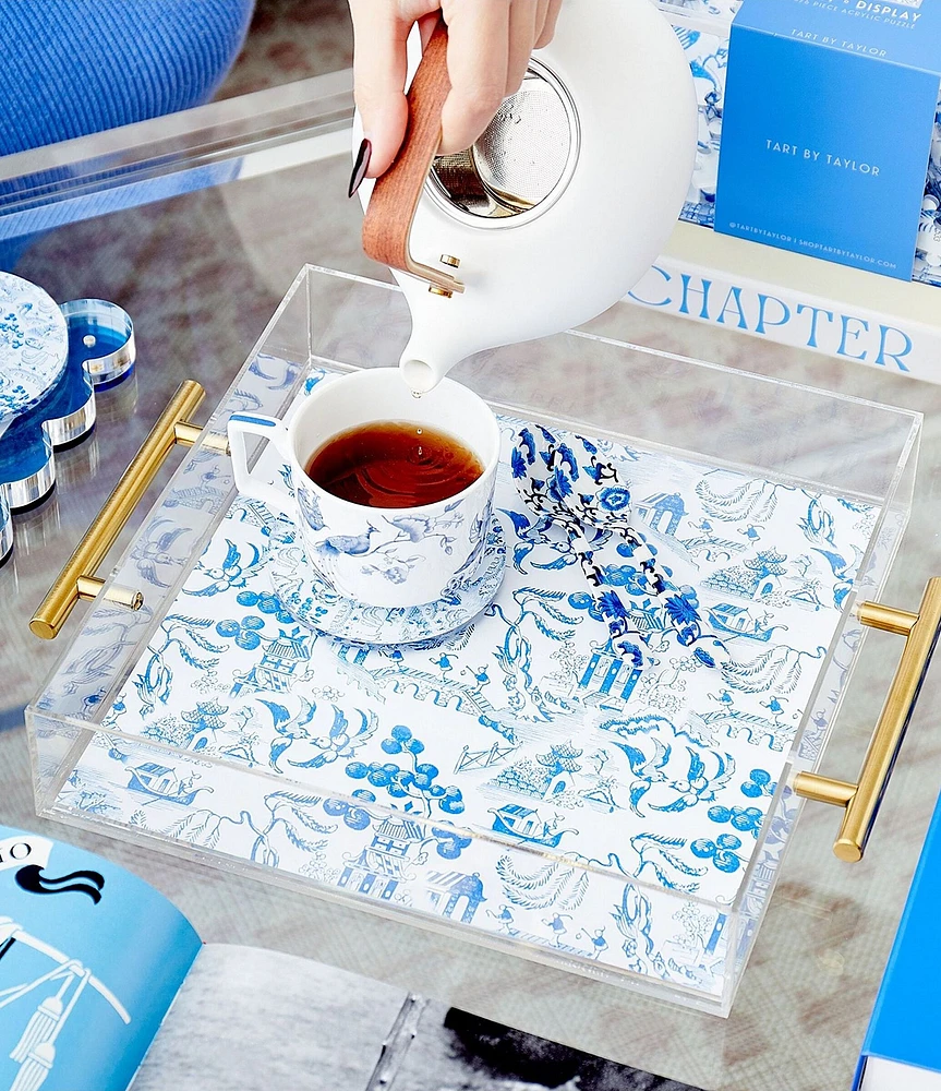 Tart by Taylor Chinoiserie Large Acrylic Tray