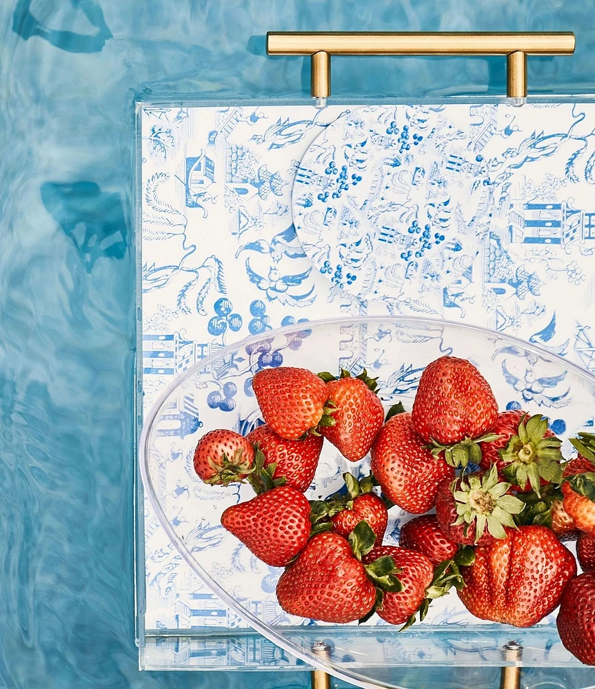 Tart by Taylor Chinoiserie Large Acrylic Tray