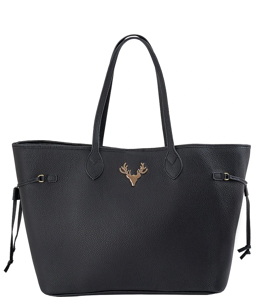 Taxidermy Liz Large Pebble Leather Tote Bag