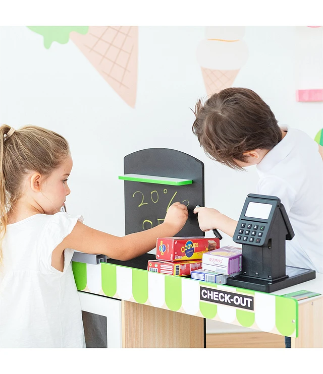 Asda Supermarket Checkout Asda Toy Shop Wooden Pop Up Shop Toys Character  George At ASDA