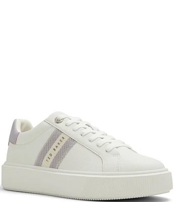 Ted Baker London Lornie Leather Logo Detail Sneakers