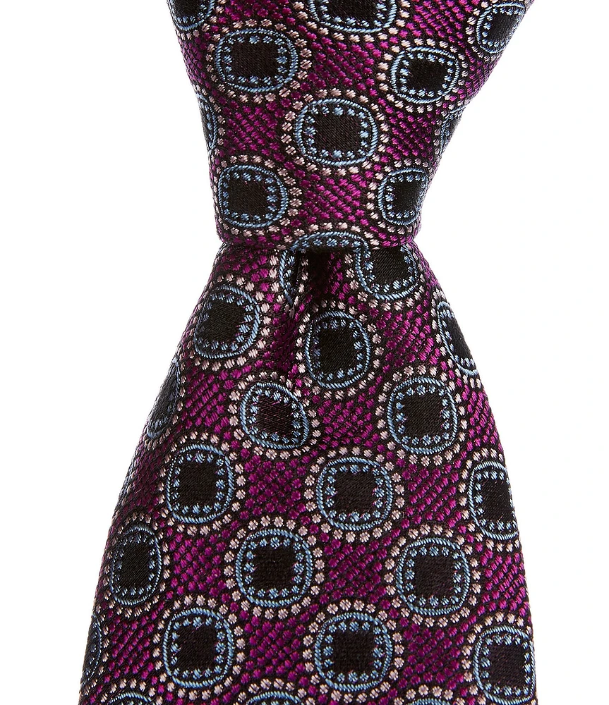 Ted Baker London Pelton Coin Neat 3 1/8#double; Silk Tie