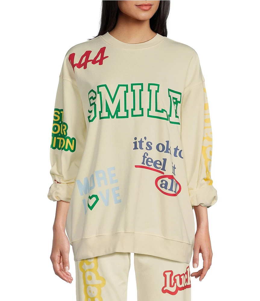 The Mayfair Group Affirmations Coordinating Crewneck Sweatshirt