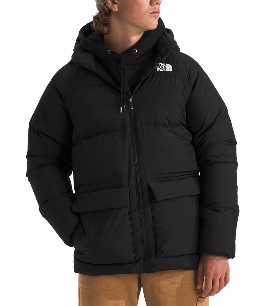 The North Face Big Kids North Down Fleece-Lined Short Ski Parka