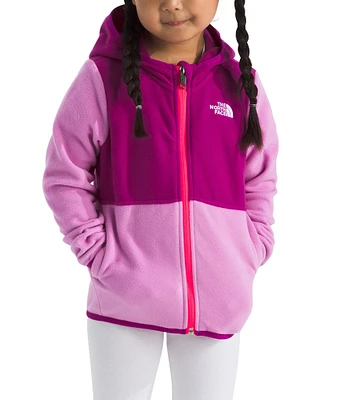 The North Face Little Girls Long Sleeve Glacier Full-Zip Hoodie Jacket