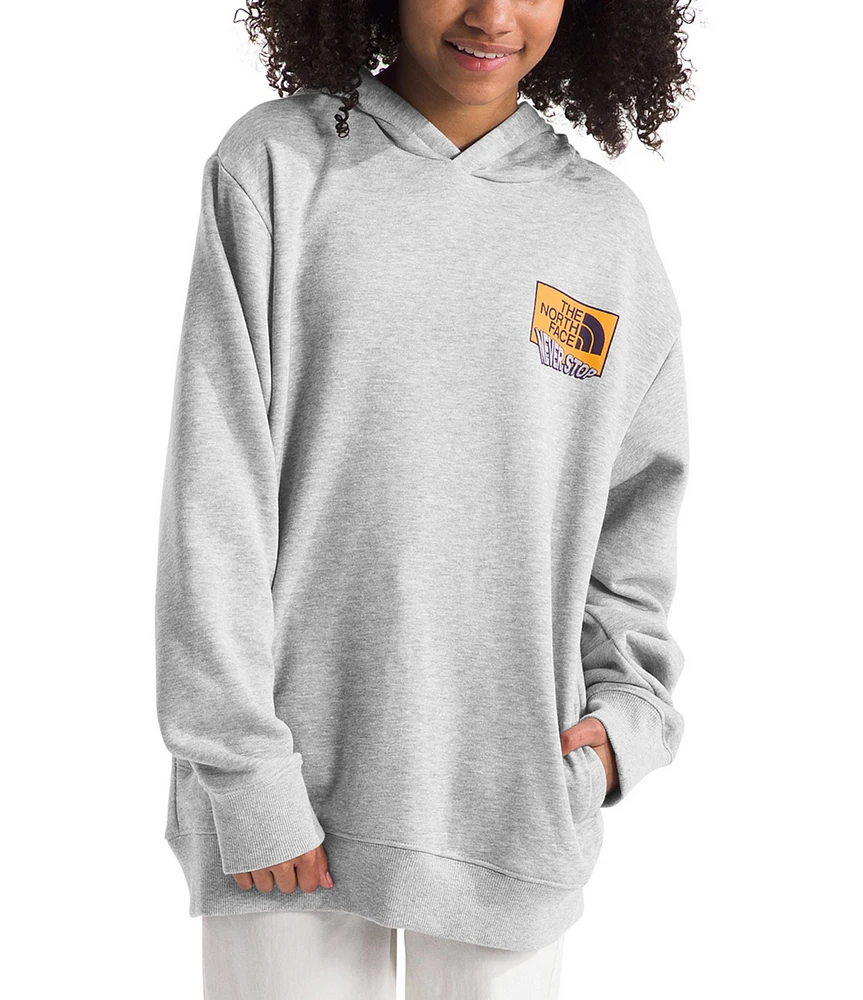 The North Face Little/Big Kids Long Sleeve Graphic Fleece Pullover Hoodie