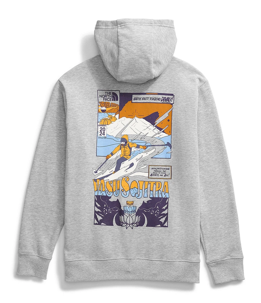 The North Face Little/Big Kids Long Sleeve Graphic Fleece Pullover Hoodie