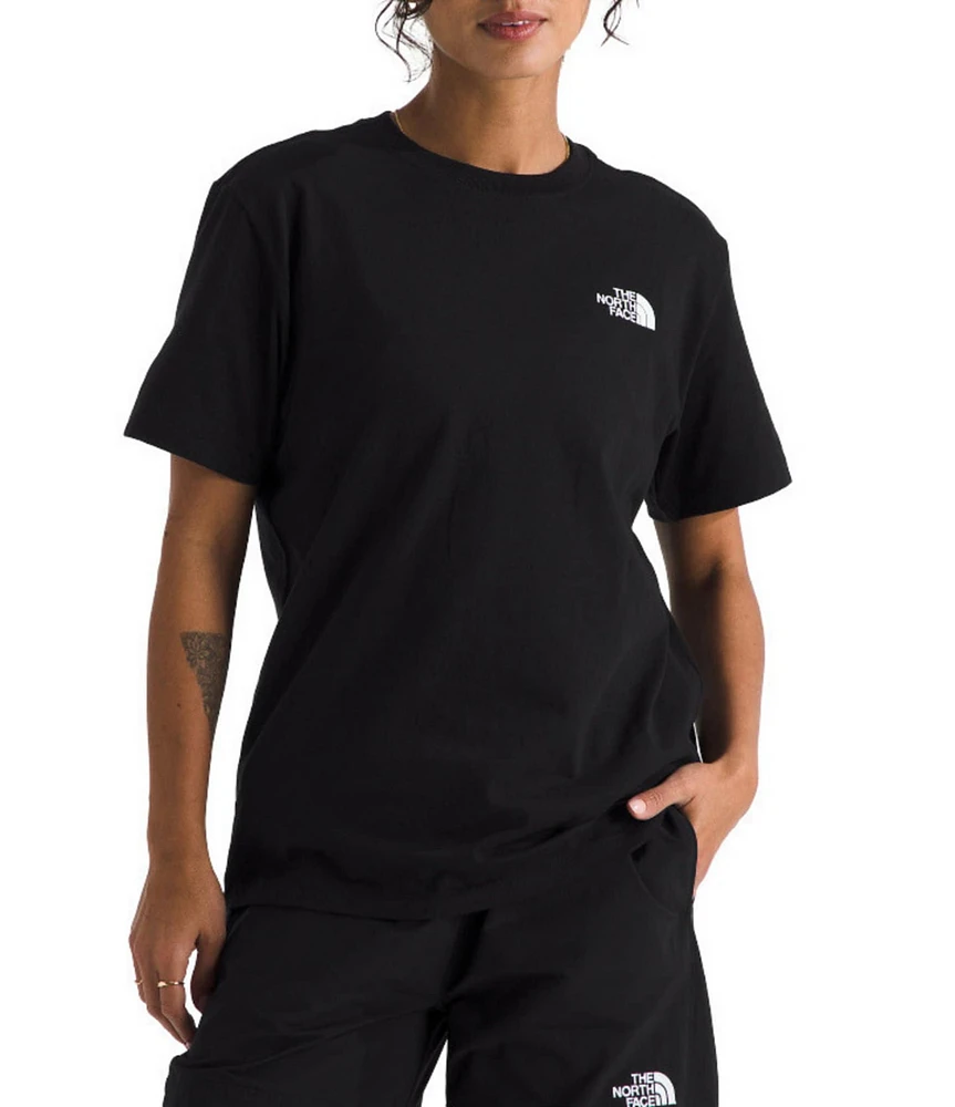 The North Face Crew Neck Rib Knit Short Sleeve Box Tee