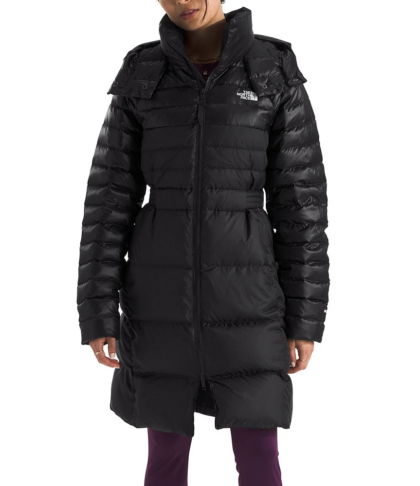 The North Face Women's Insulated Full Zip Belted Ski Parka