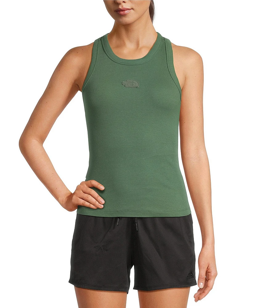 The North Face Slim Fit Rib Knit High Neck Tank