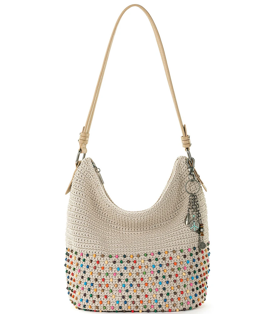 The Sak Sequoia Beaded Crochet Hobo Bag