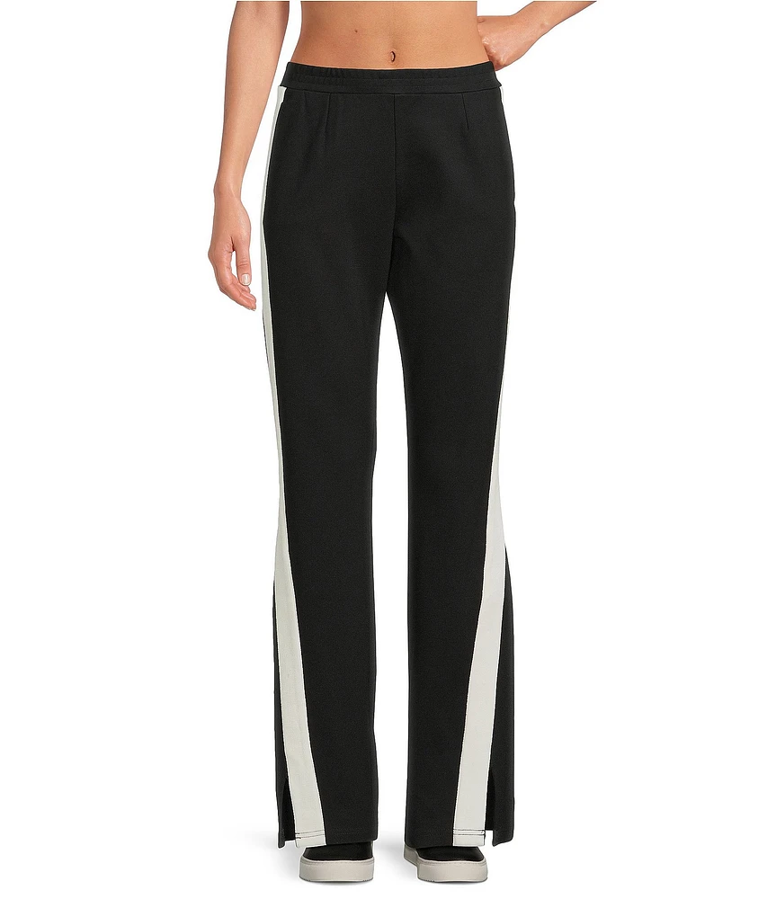 The Upside Petra Contrast Seam Flare Leg Pants
