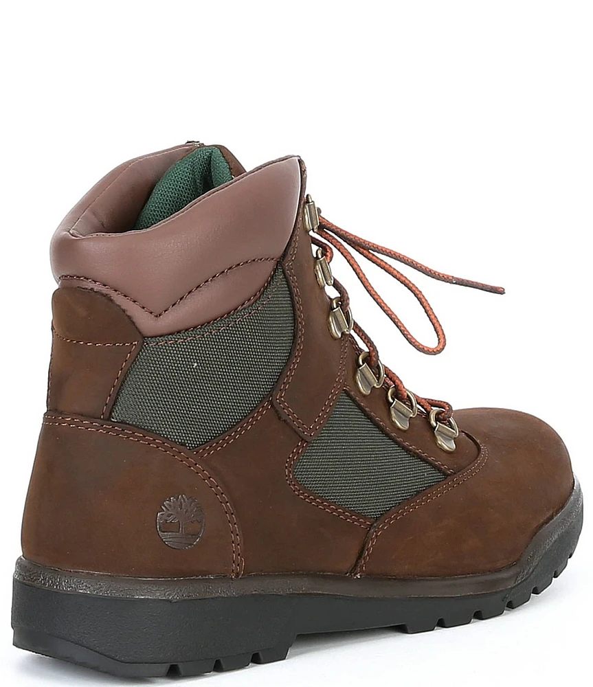 Timberland Boys' 6#double; Field Nubuck Leather Lace Up Boots (Youth)