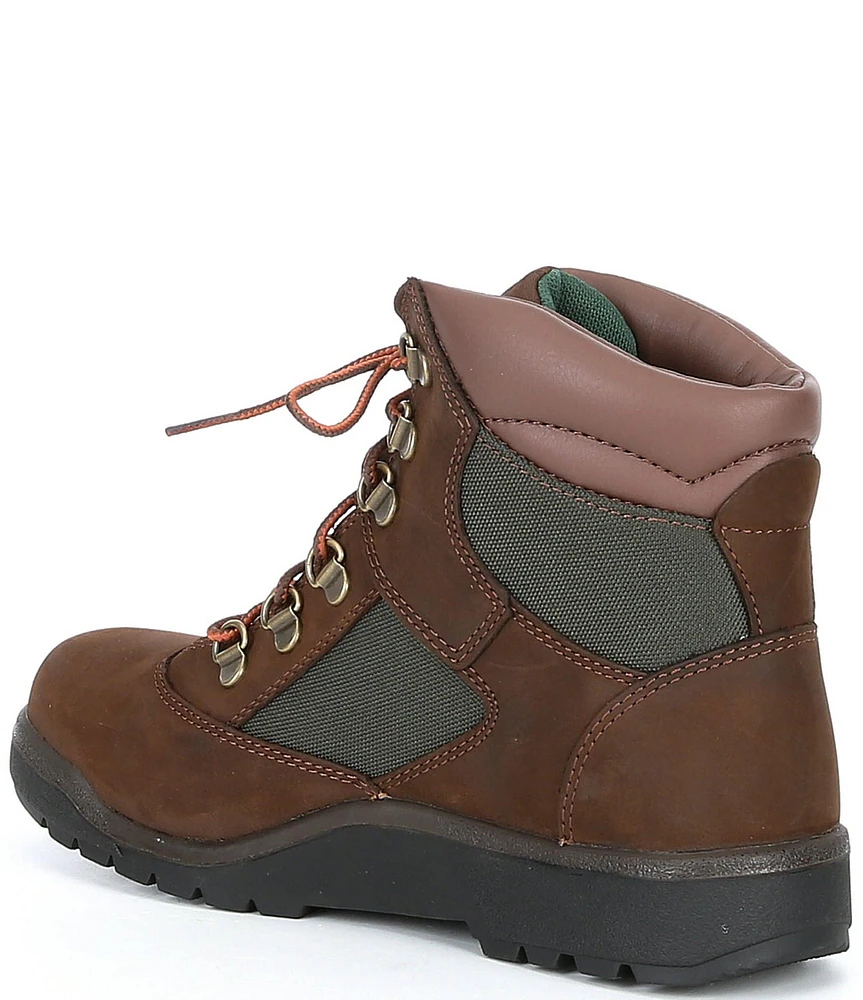 Timberland Boys' 6#double; Field Nubuck Leather Lace Up Boots (Youth)