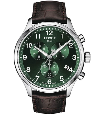 Tissot Chrono XL Classic Black Leather Watch