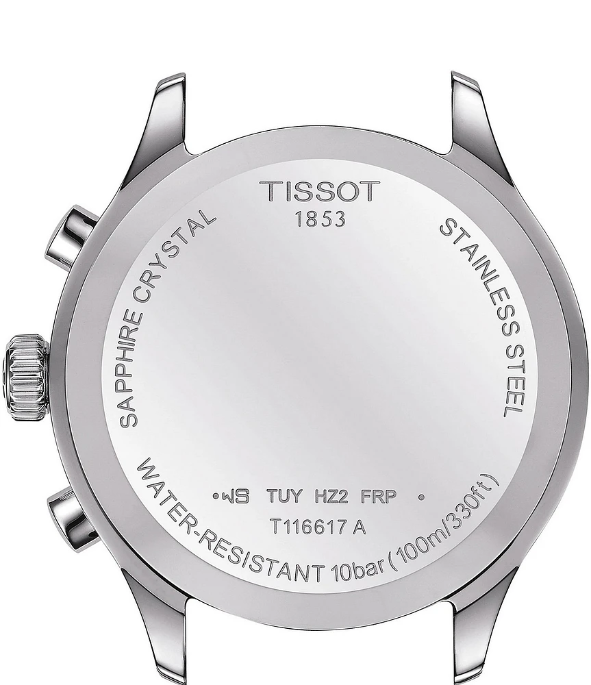 Tissot Chrono XL Classic Black Leather Watch