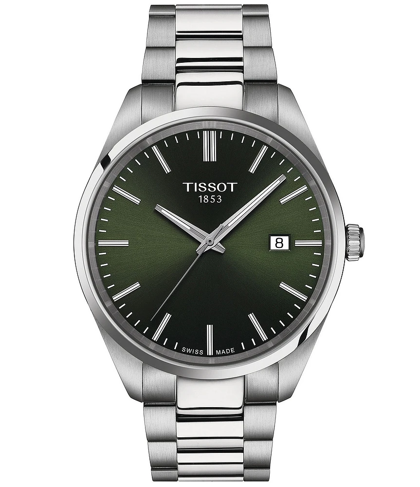Tissot Men's Classic Collection Pr 100 Stainless Steel Bracelet Watch