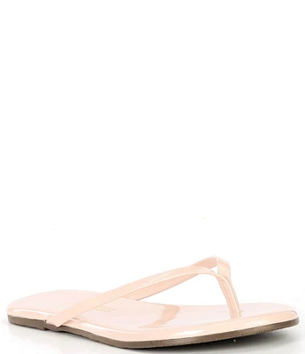 TKEES Glosses Patent Leather Flip-Flops